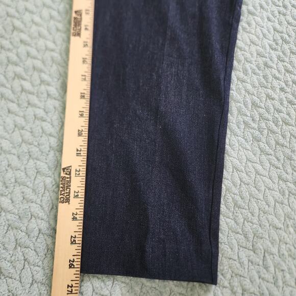 Express Editor Super High Rise Straight Ankle Dress Jeans 8 - Picture 11 of 13